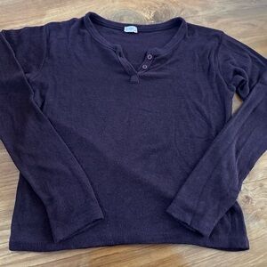 Brandy Melville J Galt Wine pullover top
